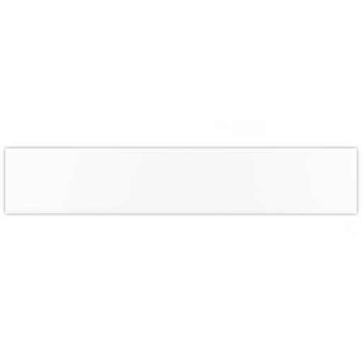 Battiscopa Matte White 3-1/8 in. x 17-3/4 in. Ceramic Wall Trim