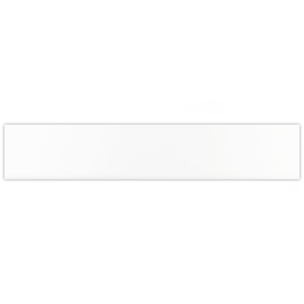 Battiscopa Matte White 3-1/8 in. x 17-3/4 in. Ceramic Wall Trim