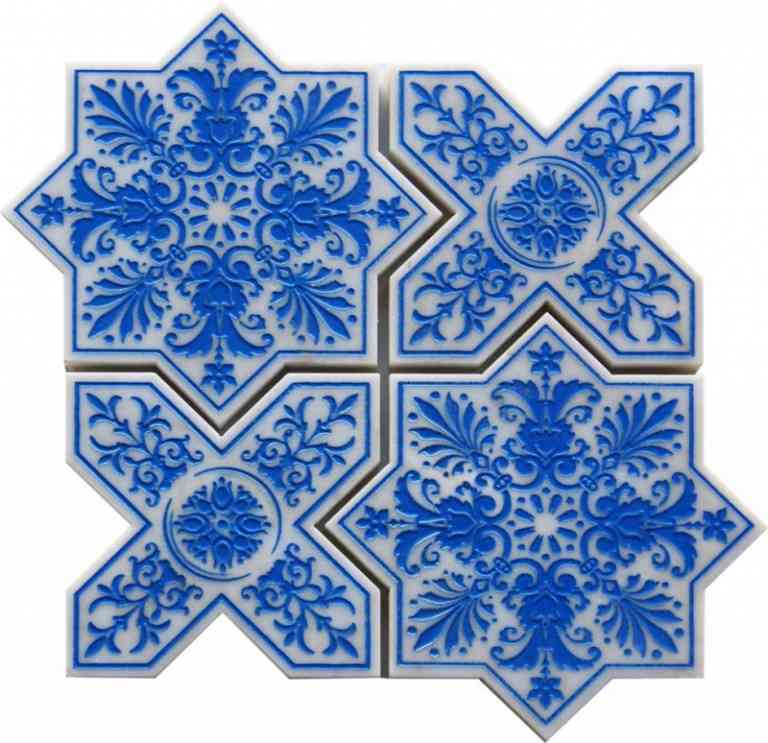 Pantheon Blue 7.25 X 7.25