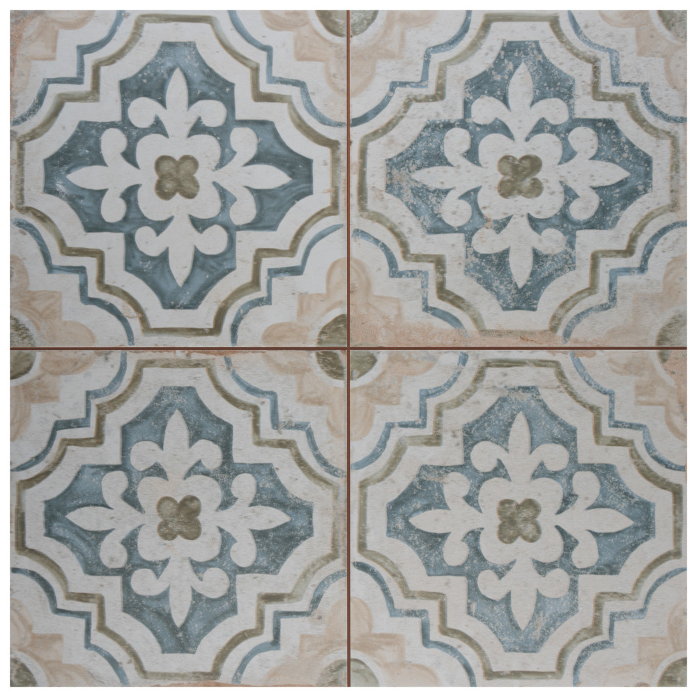 Kings Porto Fatima 17-5/8 in. x 17-5/8 in. Ceramic Floor and Wall Tile