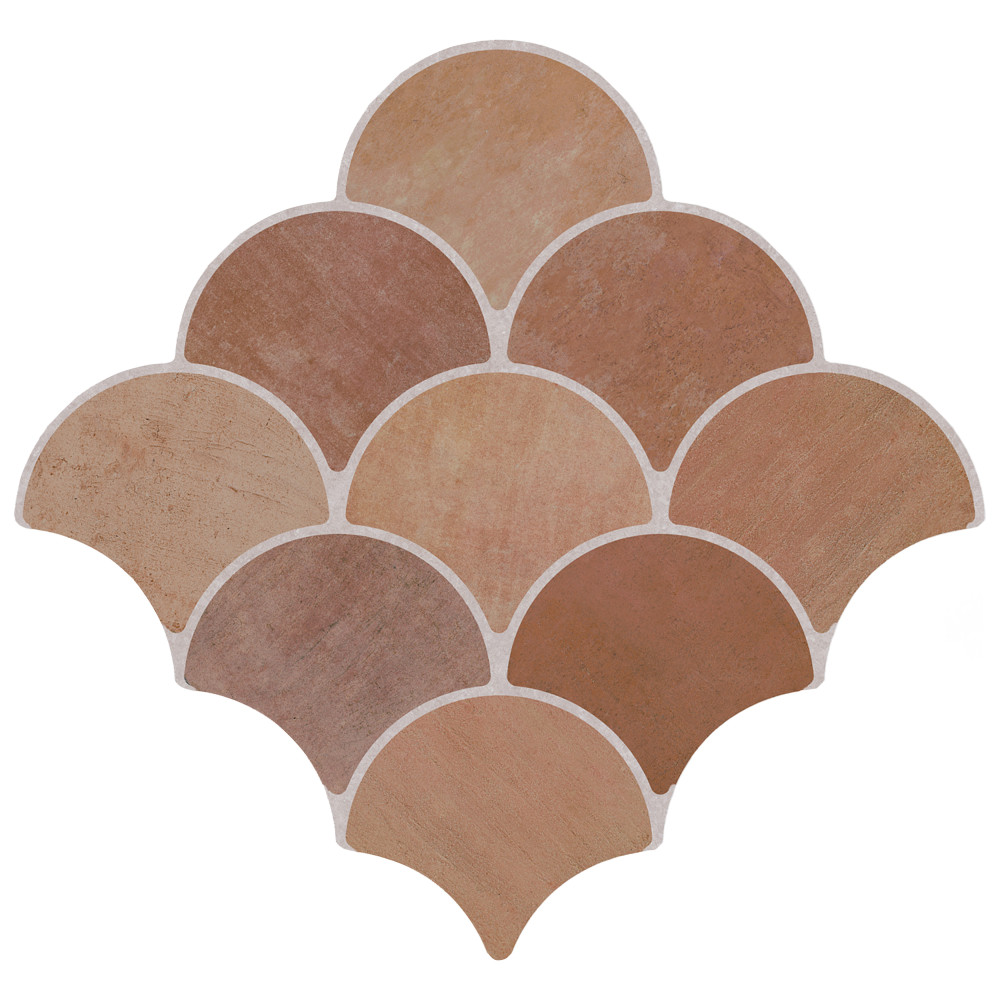 Scala Cotto 12-1/8 in. x 12-1/8 in. Porcelain Floor and Wall Tile
