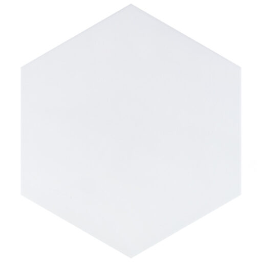 Horizon Hex Blanco 7-3/4 in. x 9 in. Ceramic Floor and Wall Tile