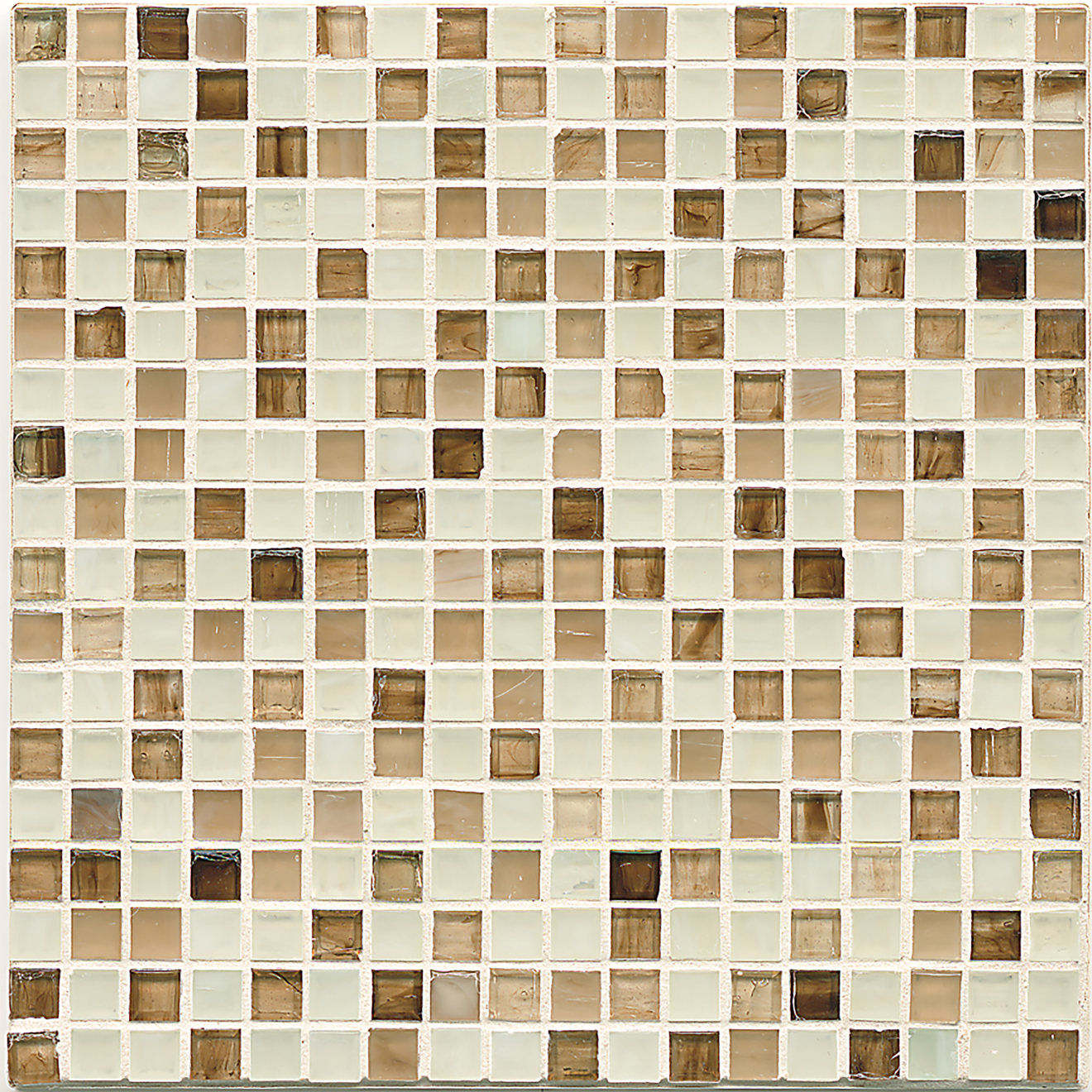 Fusion Floor & Wall Mosaic in Moca Vanilla