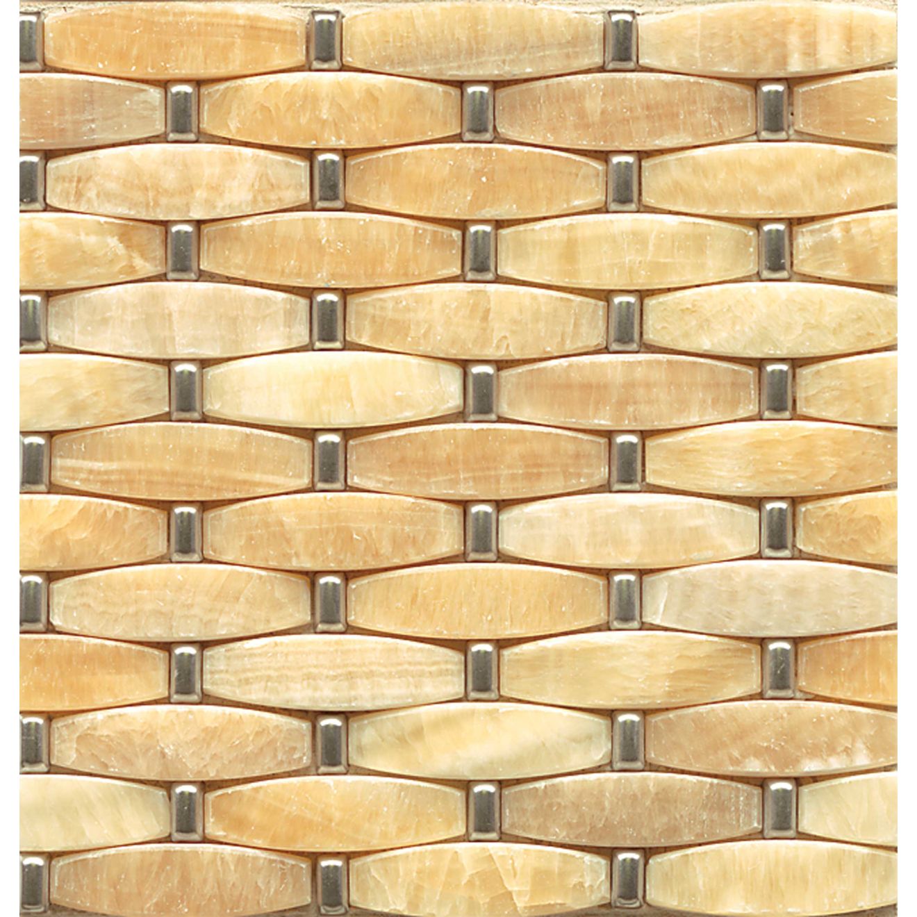 1X2 3D Weave W/Metal-Honey Onyx