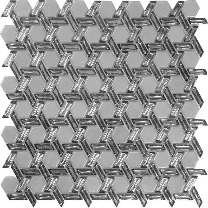 Weave Silver 11.7 X 11.9