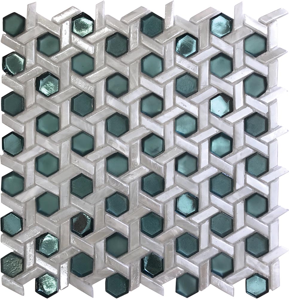 Weave Emerald 11.7 X 11.9