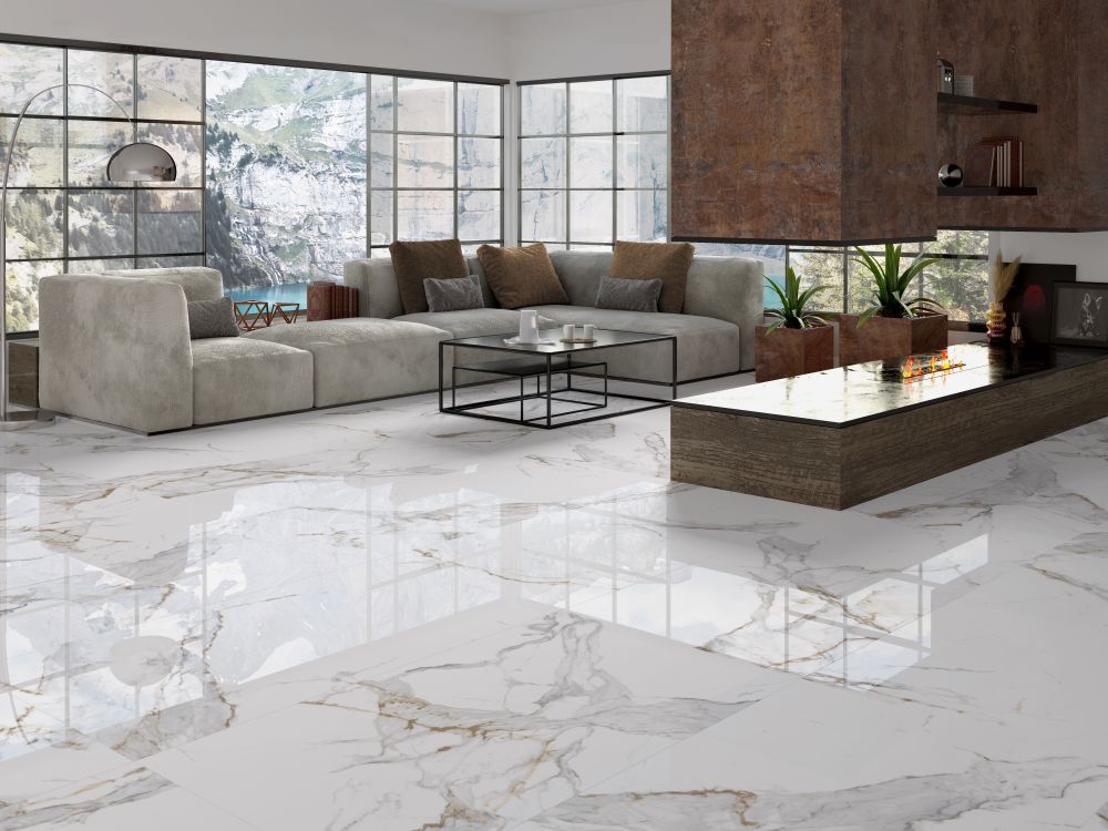 Aeris Gold Polished 24 X 48