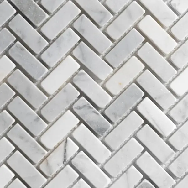 Antique Carrara Mini Herringbone - Image 2