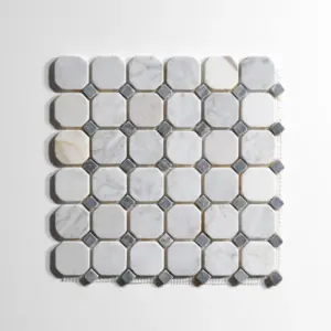 Antique Carrara / Bardiglio Octagon