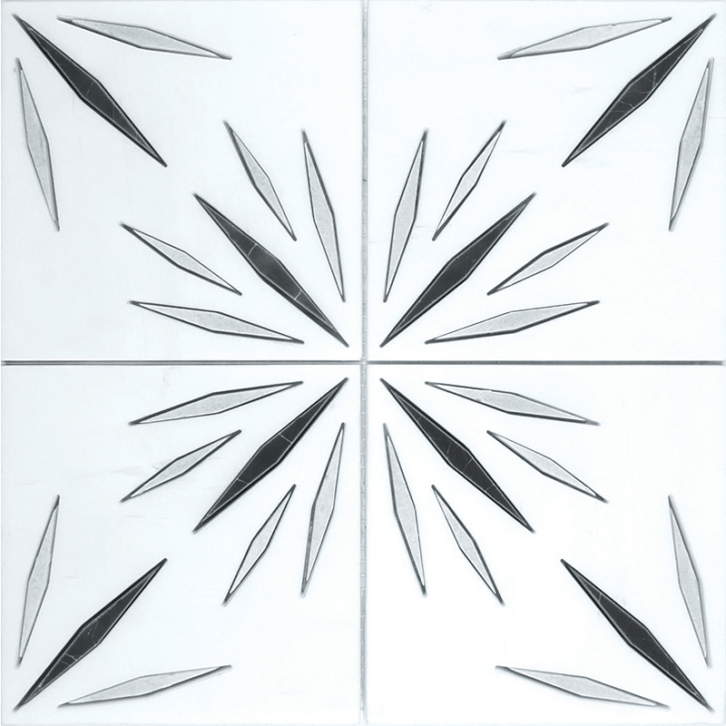 Aura White 12 X 12