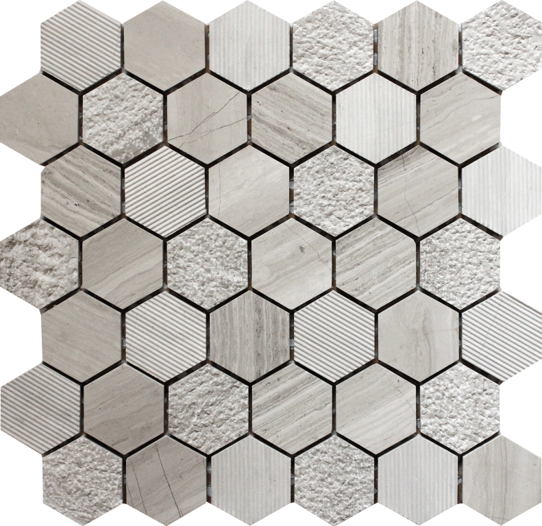Indi Wooden Grey 11.8 X 12