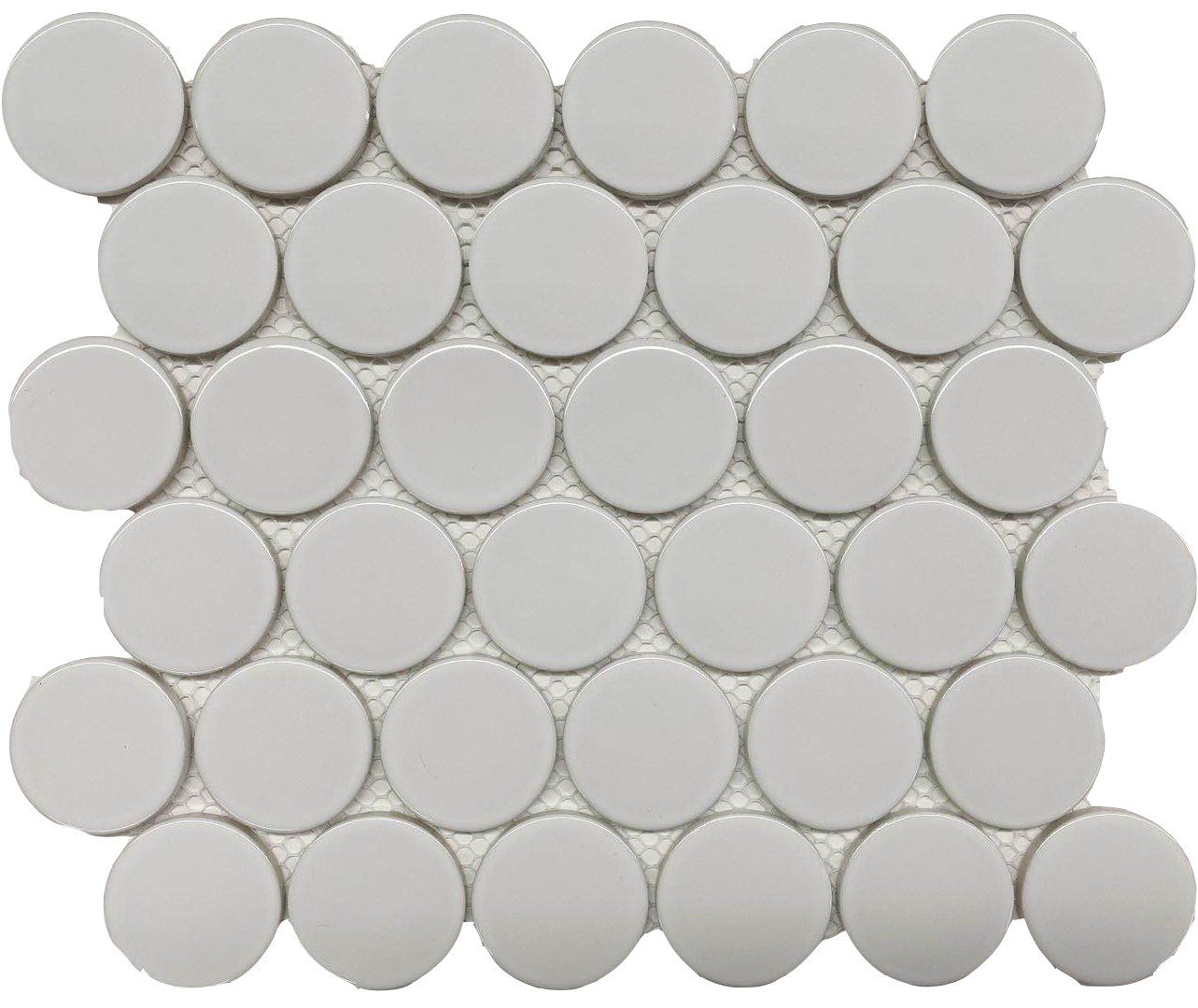 Bg 2" White Dots Mosaic