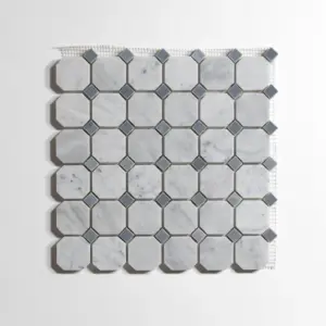 Venatino Carrara / Bardiglio Octagon