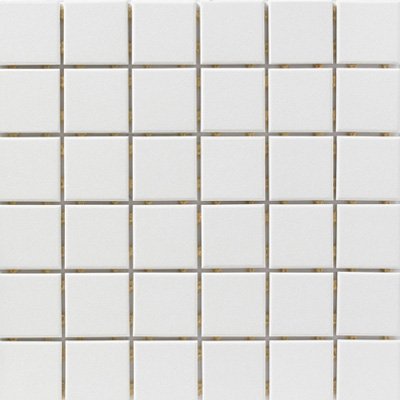 Cc Porcelain White 12X12 Mosaic