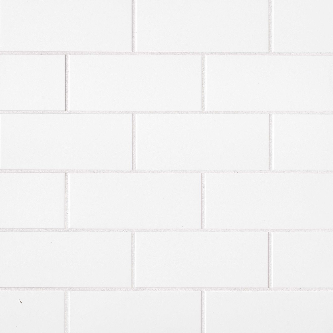 Traditions 4" x 10" Matte Ceramic Tile in Ice White