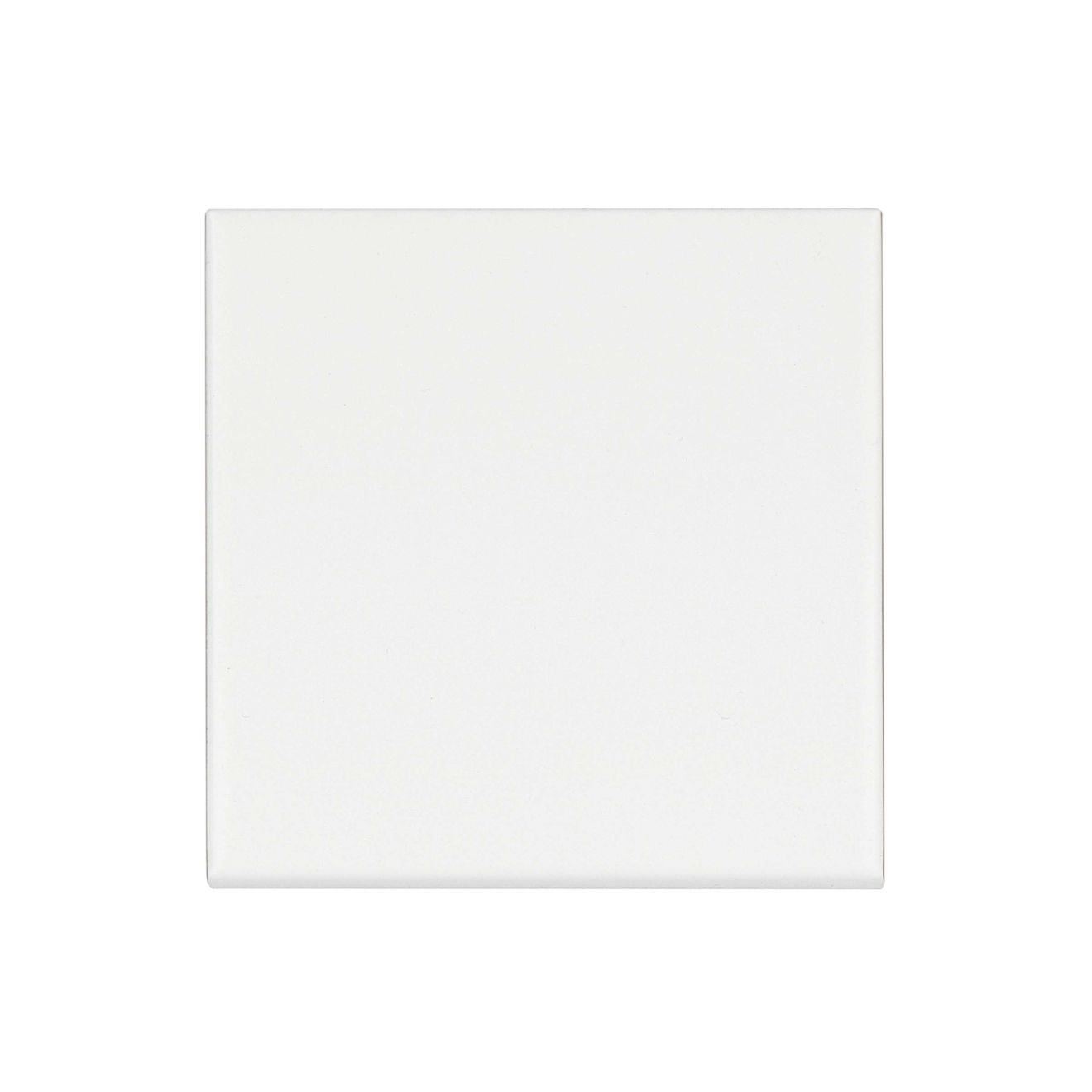 Traditions 6" x 6" Matte Ceramic Bullnose in Ice White