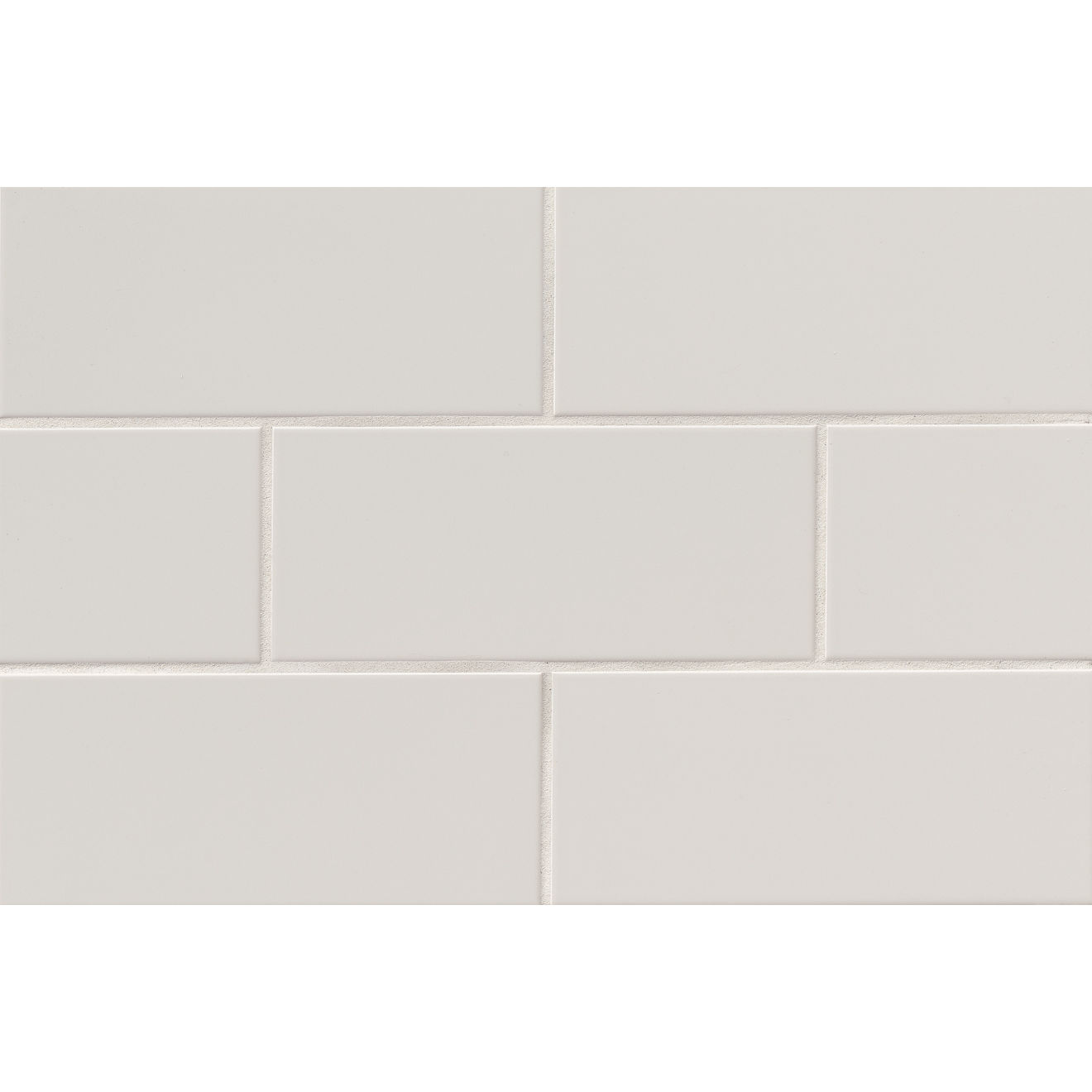 Traditions 4" x 10" Glossy Ceramic Tile in Tender Gray
