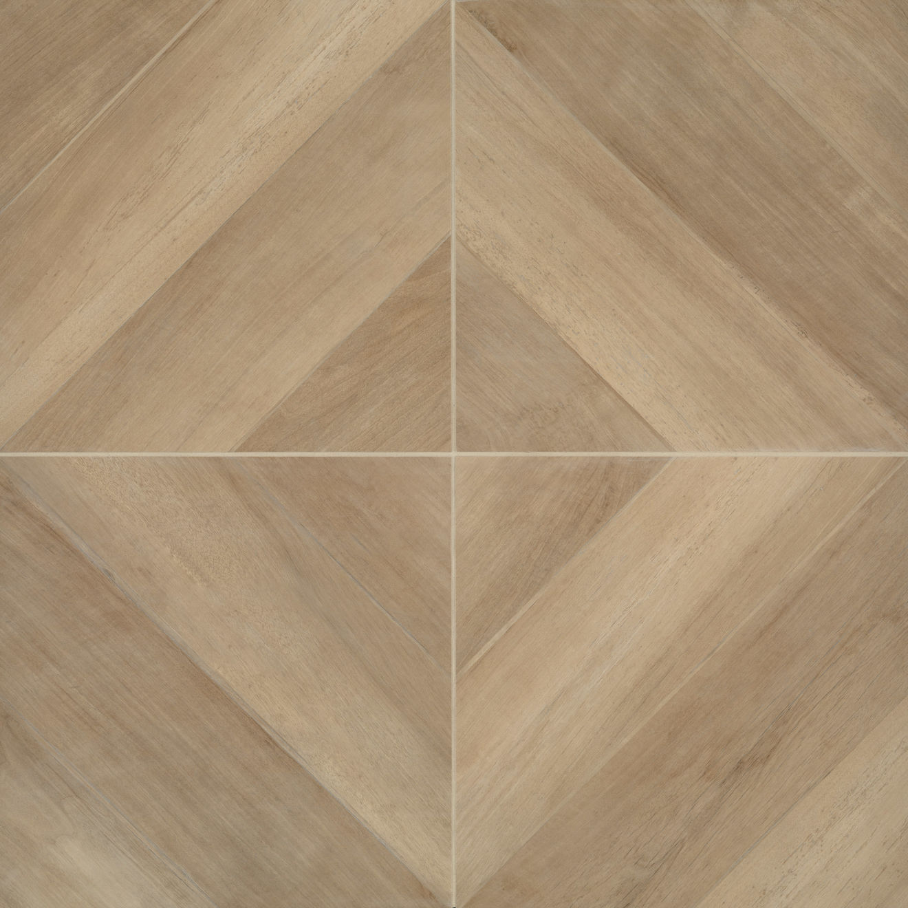 Antique 24" x 24" Wood Look Matte Porcelain Tile in Clay