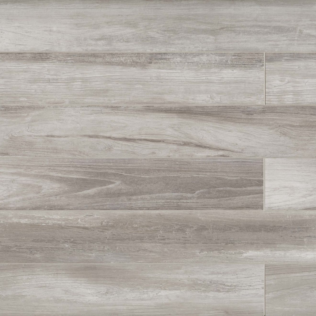 Shine 8" x 48" R11 Anti-Slip Rated Honed Porcelain Tile in Grey
