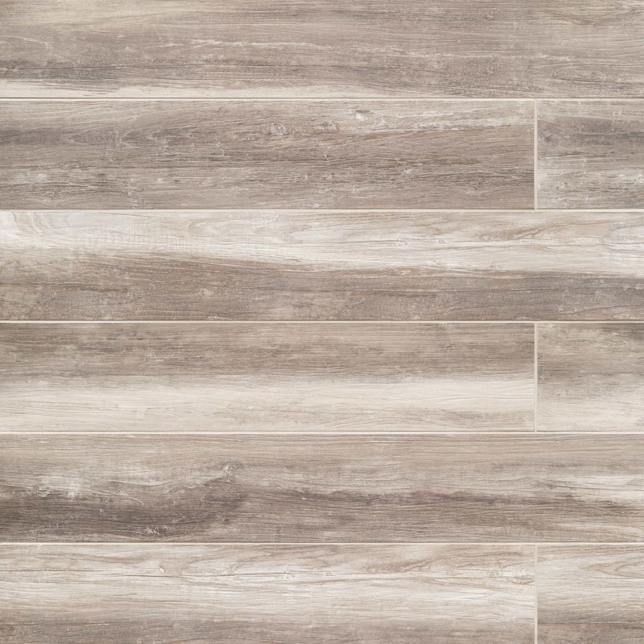 Shine 8" x 48" R11 Anti-Slip Rated Honed Porcelain Tile in Ivory
