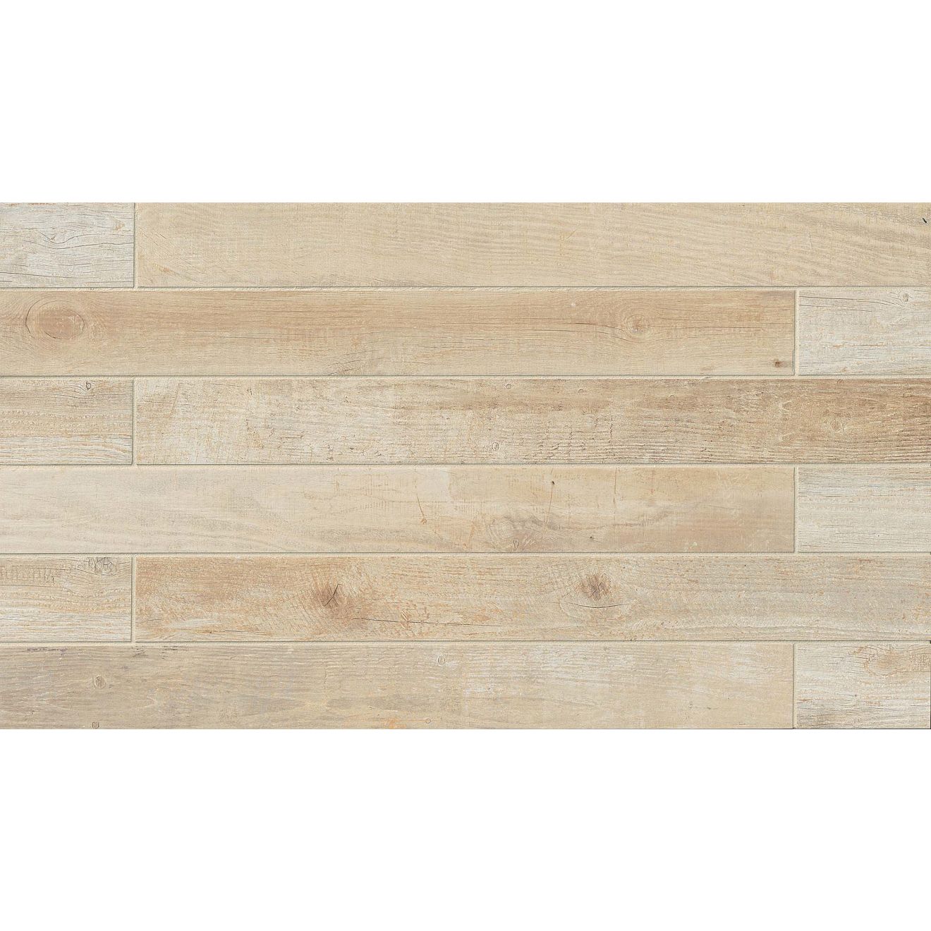 Tahoe 4" x 40" Honed Porcelain Tile in Frost
