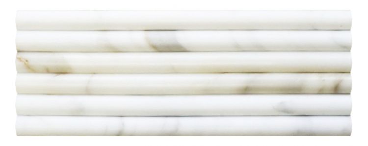 Calacatta Gold Honed Pencil .75 X 12