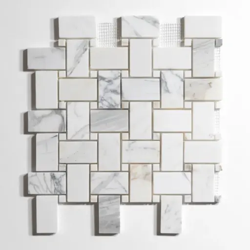 Calacatta/Calacatta Basket Weave