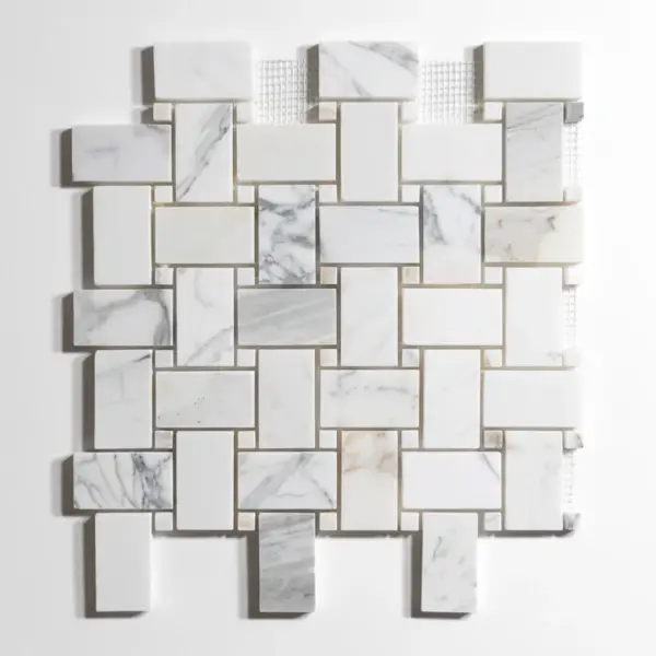 Calacatta/Calacatta Basket Weave