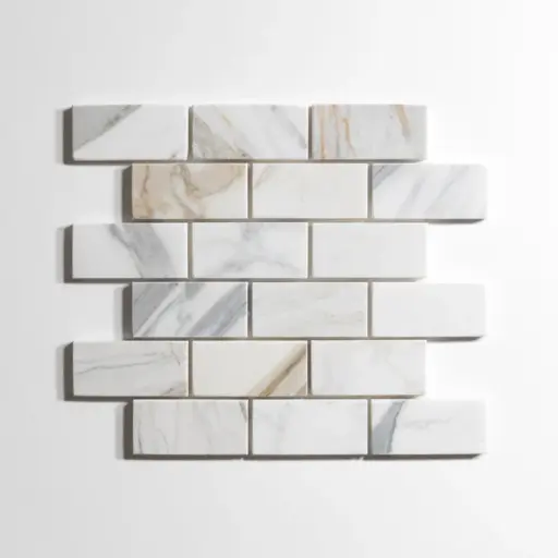 Calacatta 2" x 4" Brick