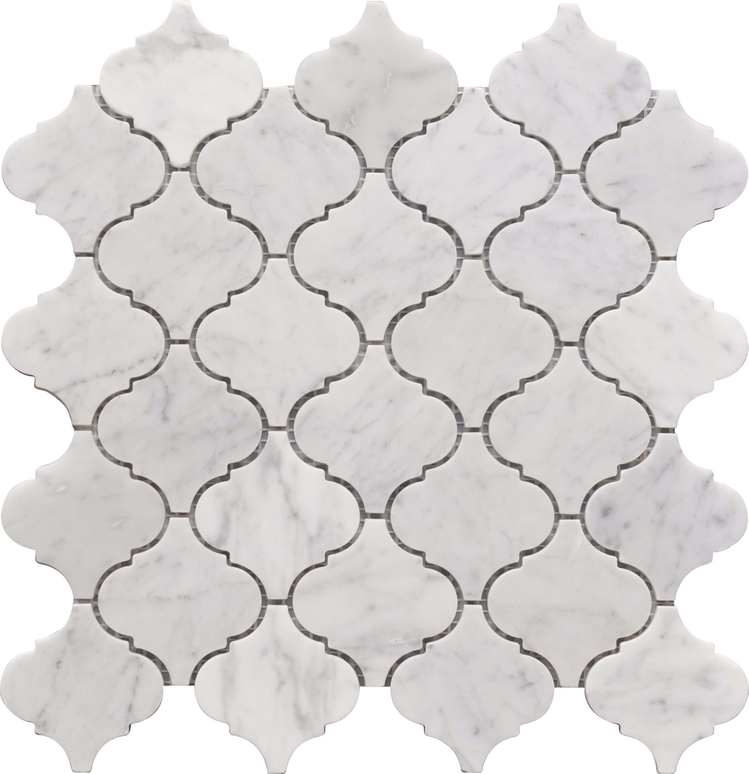 Carrara Marble Lantern 12X12 Mosaic