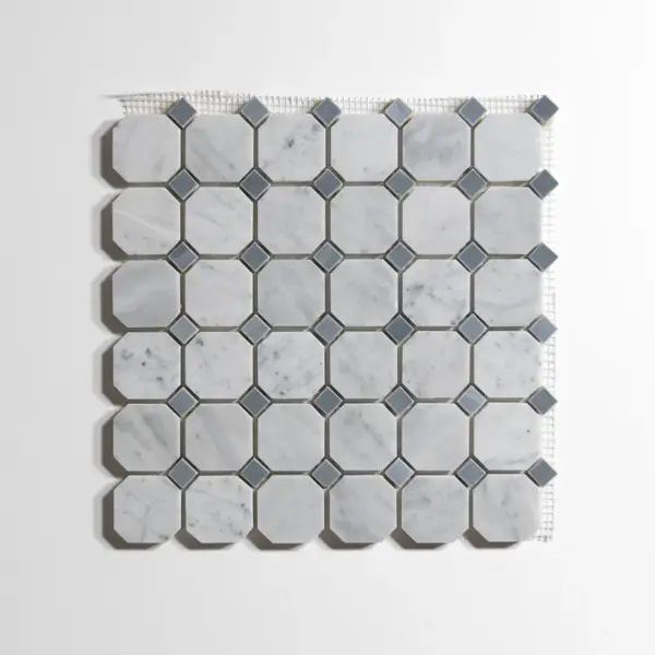 Venatino Carrara / Bardiglio Octagon