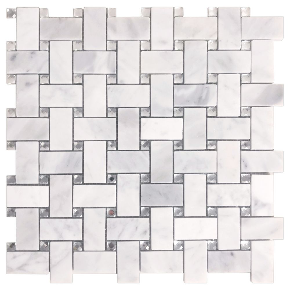 Cross Crystal Carrara 12 X 12