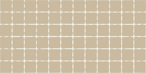 2" x 2" Color Wheel Mosaic Urban Putty Mosaic Tile Rectangle Straight Joint Glossy