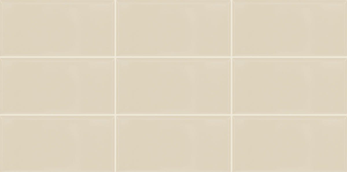 3" x 6" Color Wheel Classic Urban Putty Wall Tile Rectangle Glossy