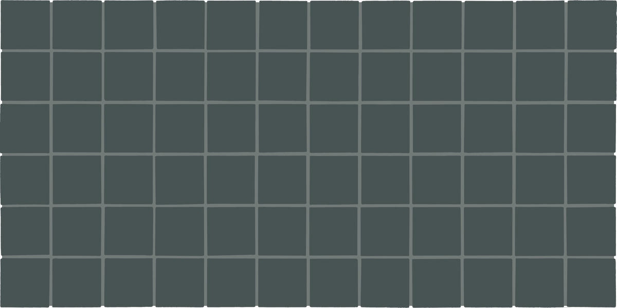2" x 2" Color Wheel Mosaic Chalkboard Mosaic Tile Rectangle Straight Joint Glossy