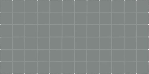 2" x 2" Color Wheel Mosaic Suede Gray Mosaic Tile Rectangle Straight Joint Glossy