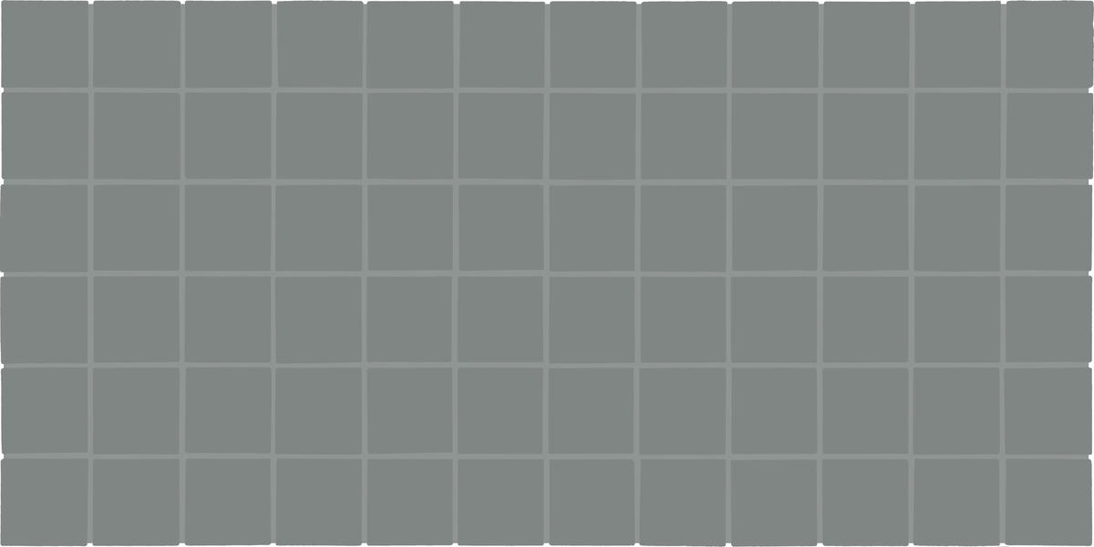 2" x 2" Color Wheel Mosaic Suede Gray Mosaic Tile Rectangle Straight Joint Glossy