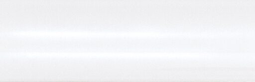 0.5" x 12" Color Wheel Linear Arctic White Wall Tile Trim Rectangle Glossy