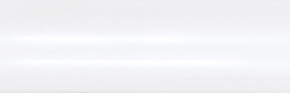 0.5" x 12" Color Wheel Linear Arctic White Wall Tile Trim Rectangle Glossy