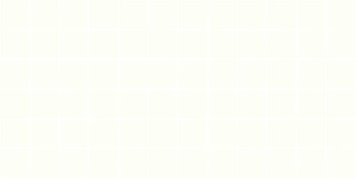 2" x 2" Color Wheel Mosaic Arctic White Mosaic Tile Rectangle Straight Joint Glossy