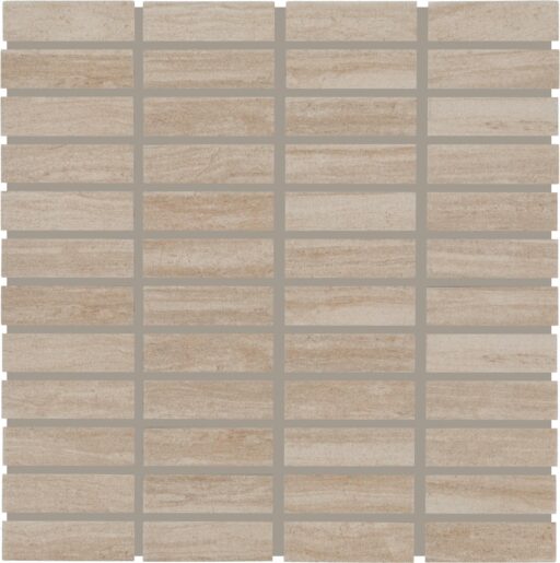 1" x 3" Articulo Feature Beige Mosaic Tile Rectangle Straight Joint Matte