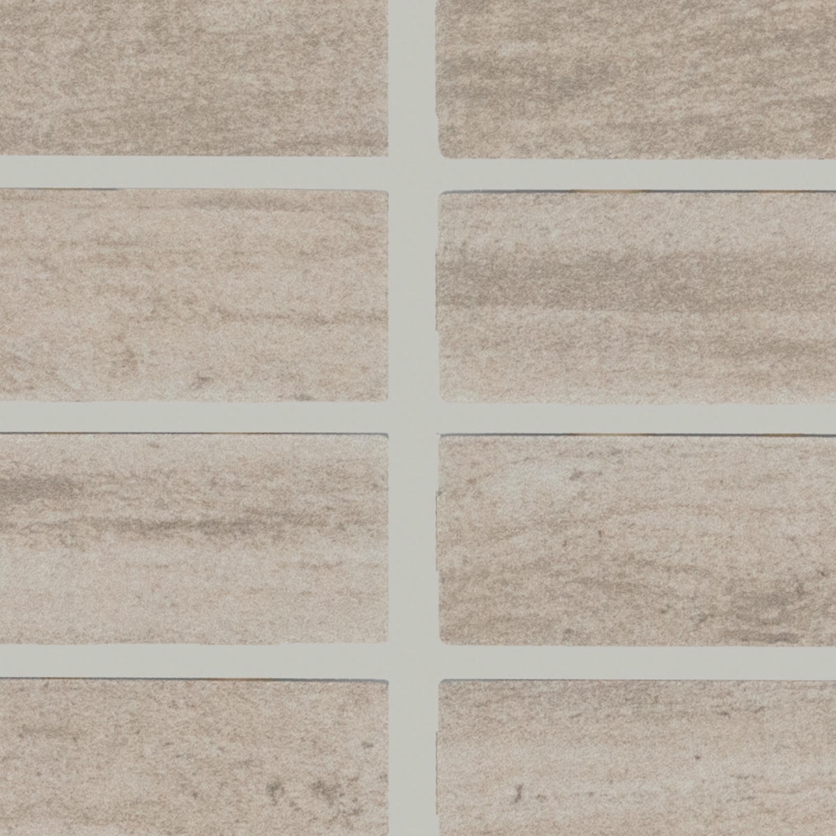 1" x 3" Articulo Column Grey Mosaic Tile Rectangle Straight Joint Matte