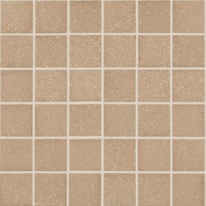 2" x 2" Keystones Mottled Medium Brown Mosaic Tile Rectangle Straight Joint Matte