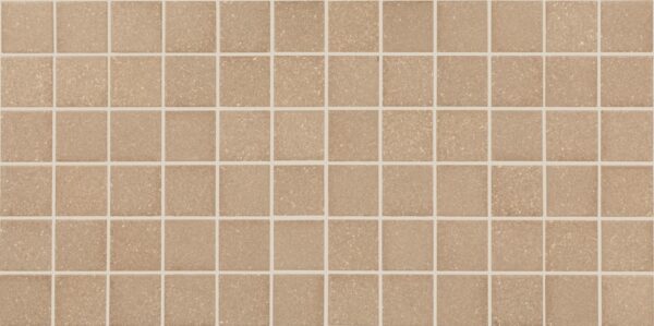2" x 2" Keystones Mottled Medium Brown Mosaic Tile Rectangle Straight Joint Matte