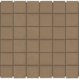 2" x 2" Keystones Elemental Tan Mosaic Tile Rectangle Straight Joint Matte
