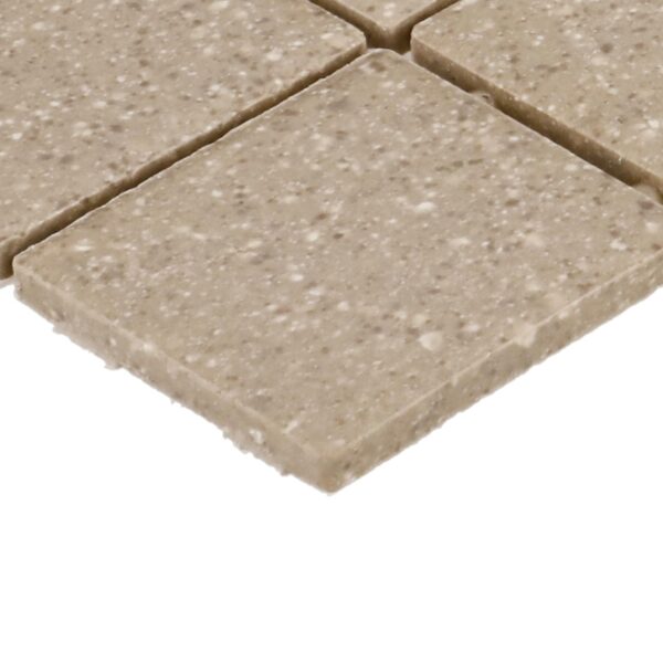 2" x 2" Keystones Urban Putty Speckle Mosaic Tile Rectangle Straight Joint Matte - Image 2