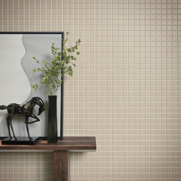 2" x 2" Keystones Urban Putty Speckle Mosaic Tile Rectangle Straight Joint Matte - Image 5