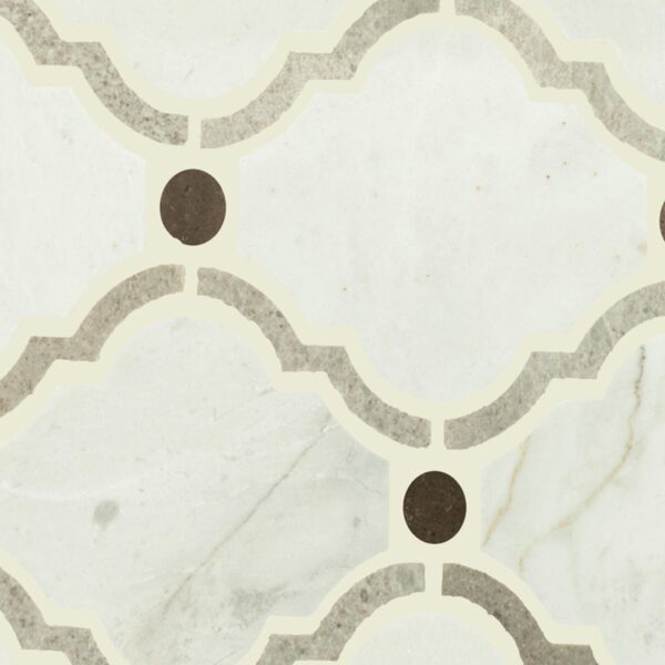 12" x 14" Decorative Accents Stormy Mist Blend D Mosaic Natural Stone Tile Rectangle Baroque Polished - Image 3
