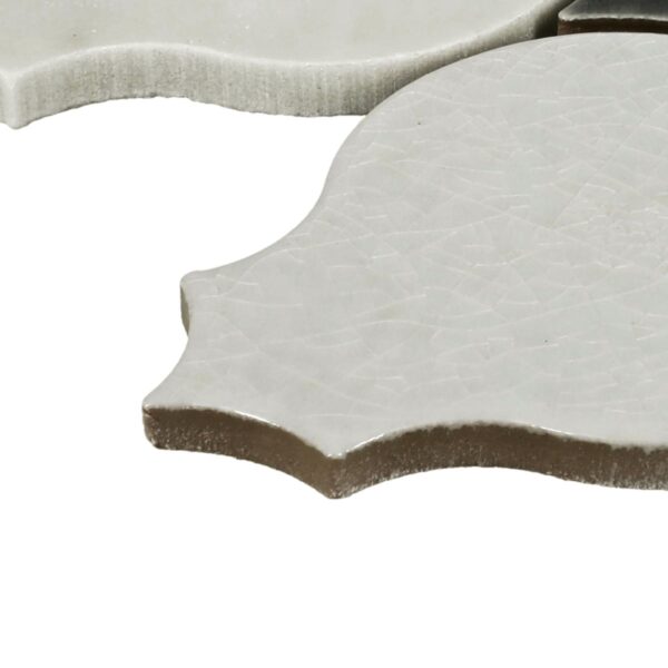 11.25" x 12" Raine Cirrus Storm Bld Mosaic Natural Stone Tile Rectangle Arabesque Honed - Image 3