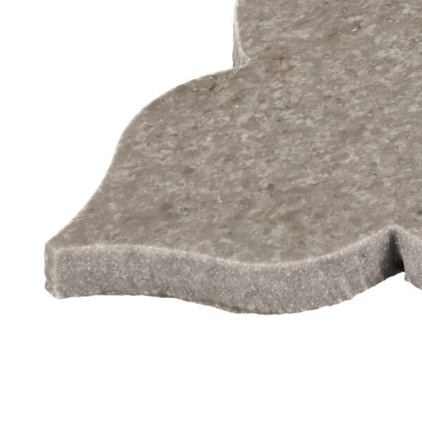 11.25" x 12" Raine Cumulus Grey Bld Mosaic Natural Stone Tile Rectangle Arabesque Polished - Image 2